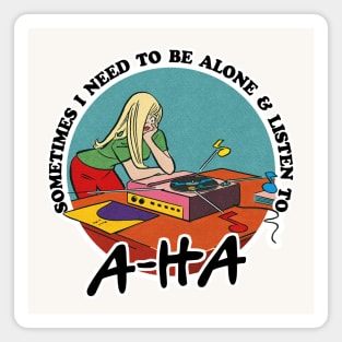 A-Ha /  Obsessive Music Fan Gift Magnet